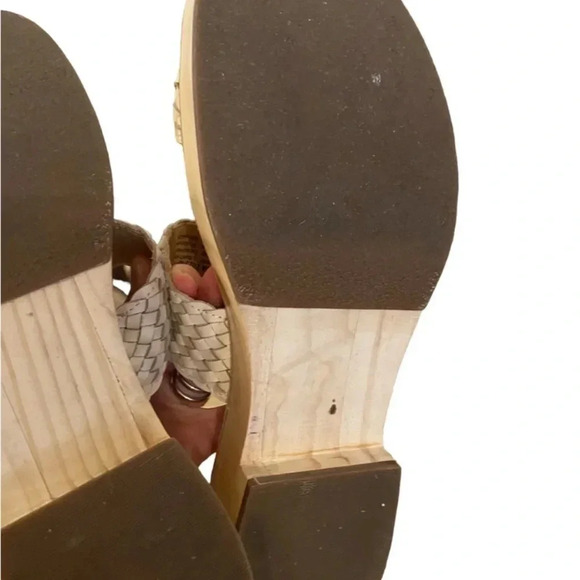 Anthropologie Nisolo Slip On Wooden Open Toe Sandals - Picture 9 of 9